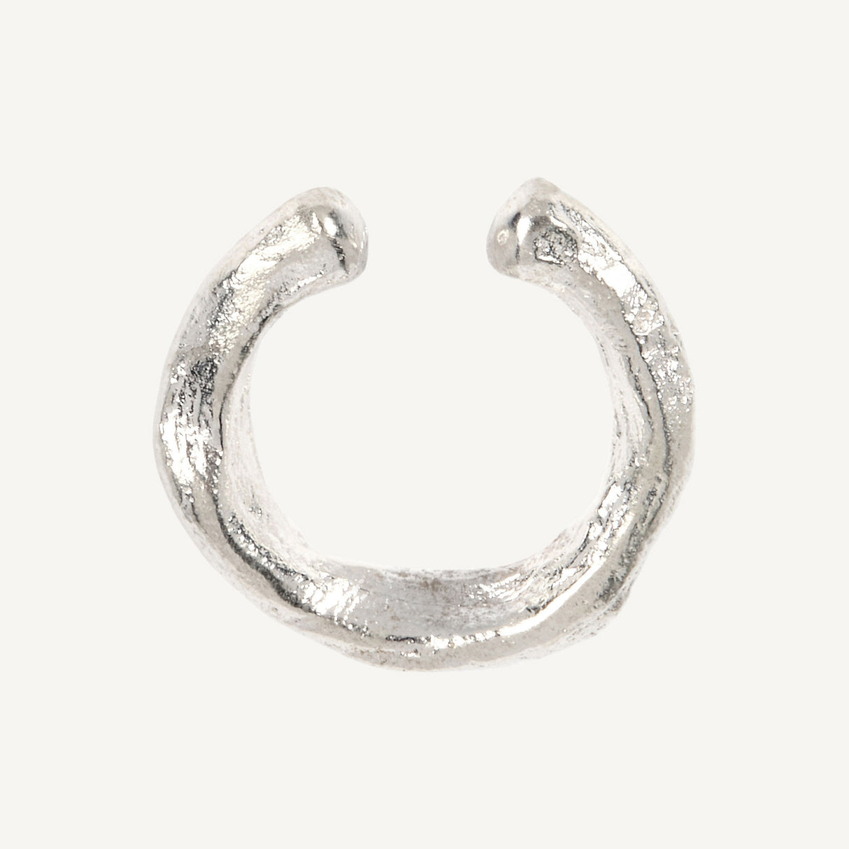 Luna Handcrafted Silver Ring – Abstract Organic Design in 925 Sterling Silver