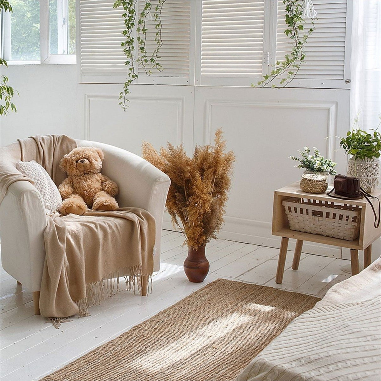 Choti Choti Cream – Artisan Hand-Woven Natural Jute Rug
