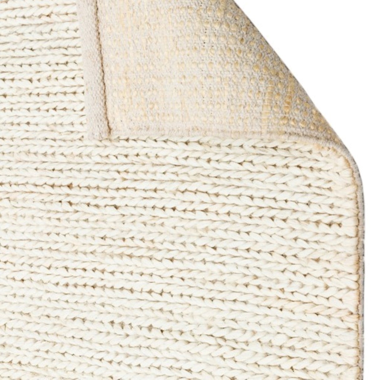 Choti Choti White – Artisan Hand-Woven Natural Jute Rug