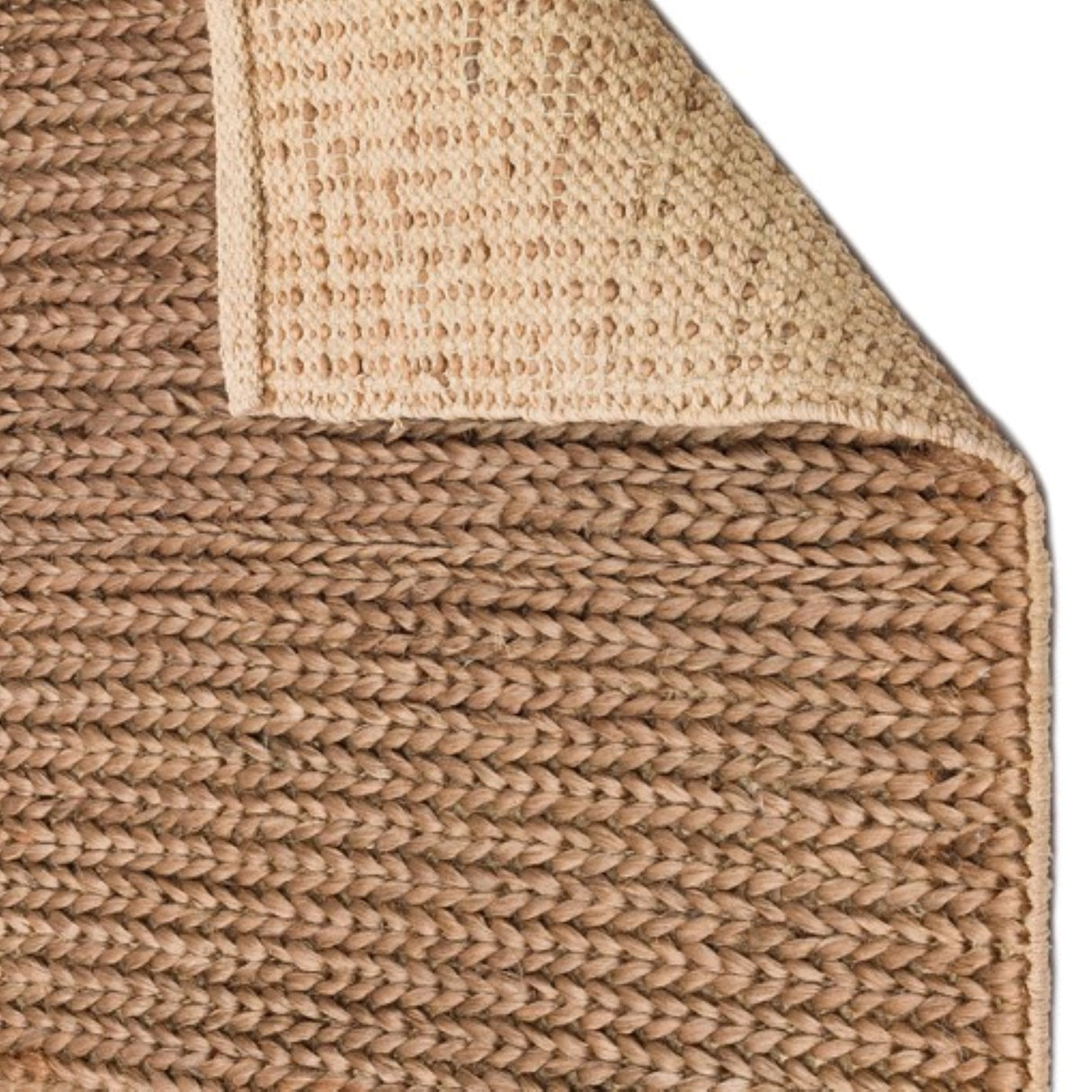 Choti Choti Brown – Artisan Hand-Woven Natural Jute Rug