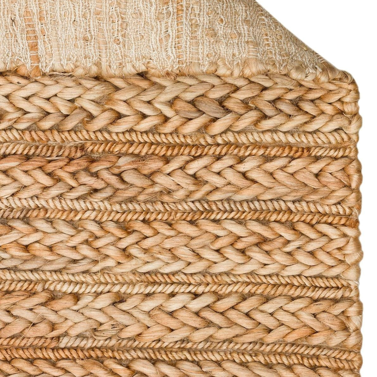 Choti Choti Mix – Artisan Hand-Woven Natural Jute Rug