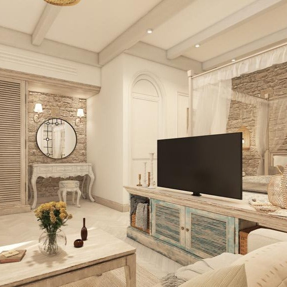 Hotel Guest Room Fit-Out Works in Kotor, Montenegro - Mediterranean Rustic Elegance