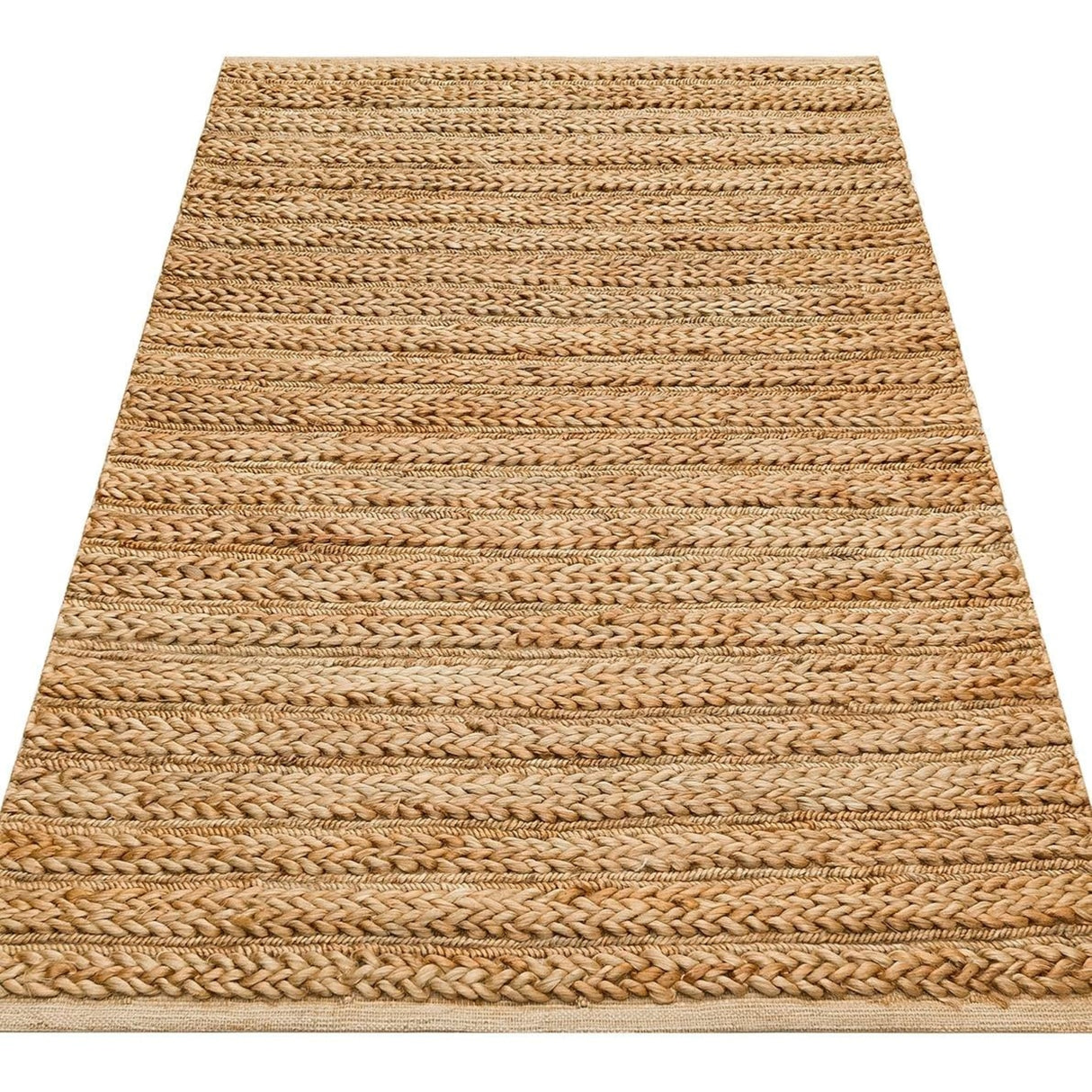 Choti Choti Mix – Artisan Hand-Woven Natural Jute Rug