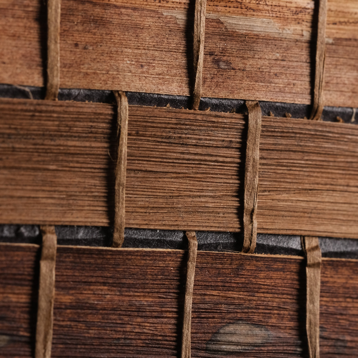 MDS024-PTB201 - Luxury Bamboo Grasscloth Wallpaper – Natural Brown Veneer for Serene Interiors
