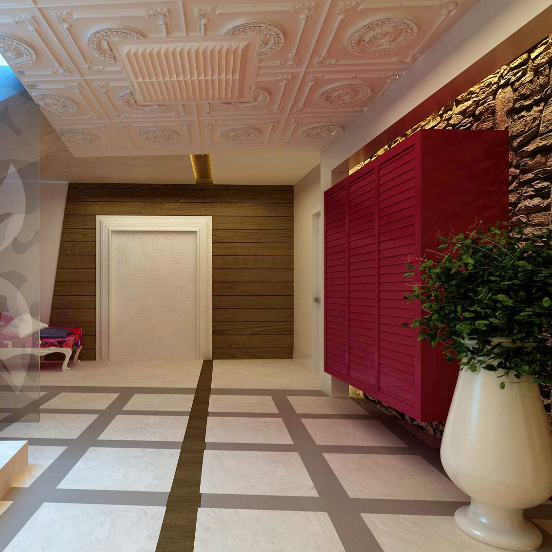 Diseño de interiores y acondicionamiento de Villa Pamfilya en Antalya, Turquía - Espacios residenciales modernos