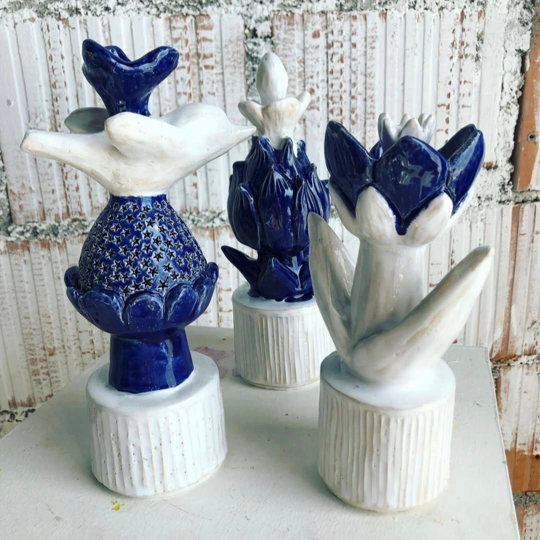 Paradise Garden 05 - Paradise Garden Series Handmade Ceramic Sculptures – Contemporary Artistic Design