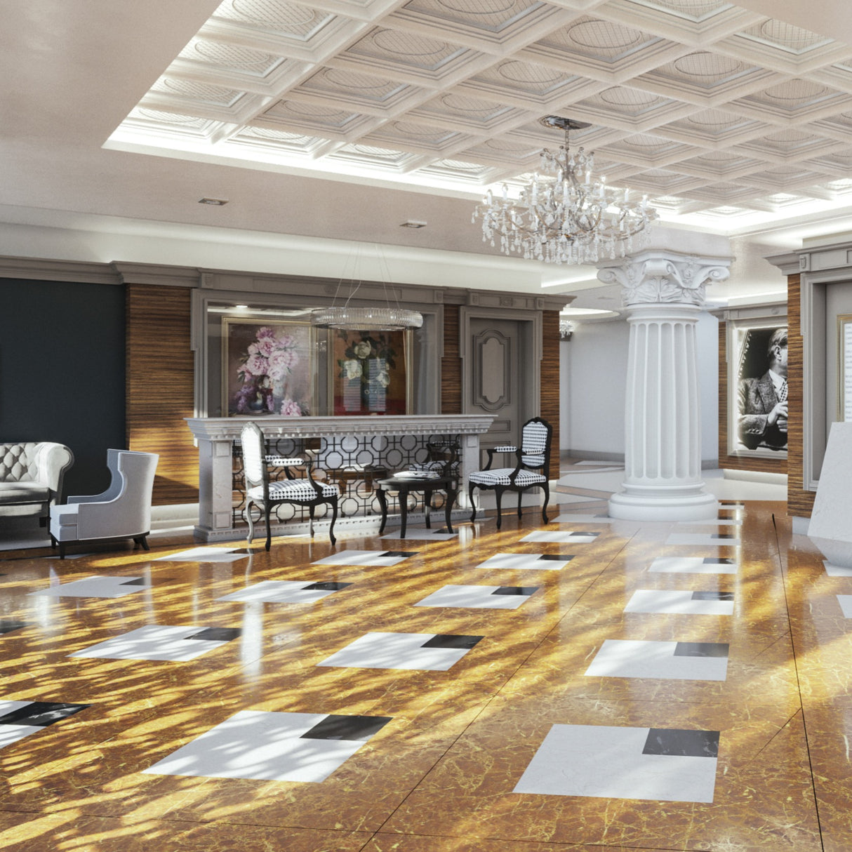 Private School Lobby Interior Design & Fit-Out Works - Contemporary & Sophisticated Educational Spaces