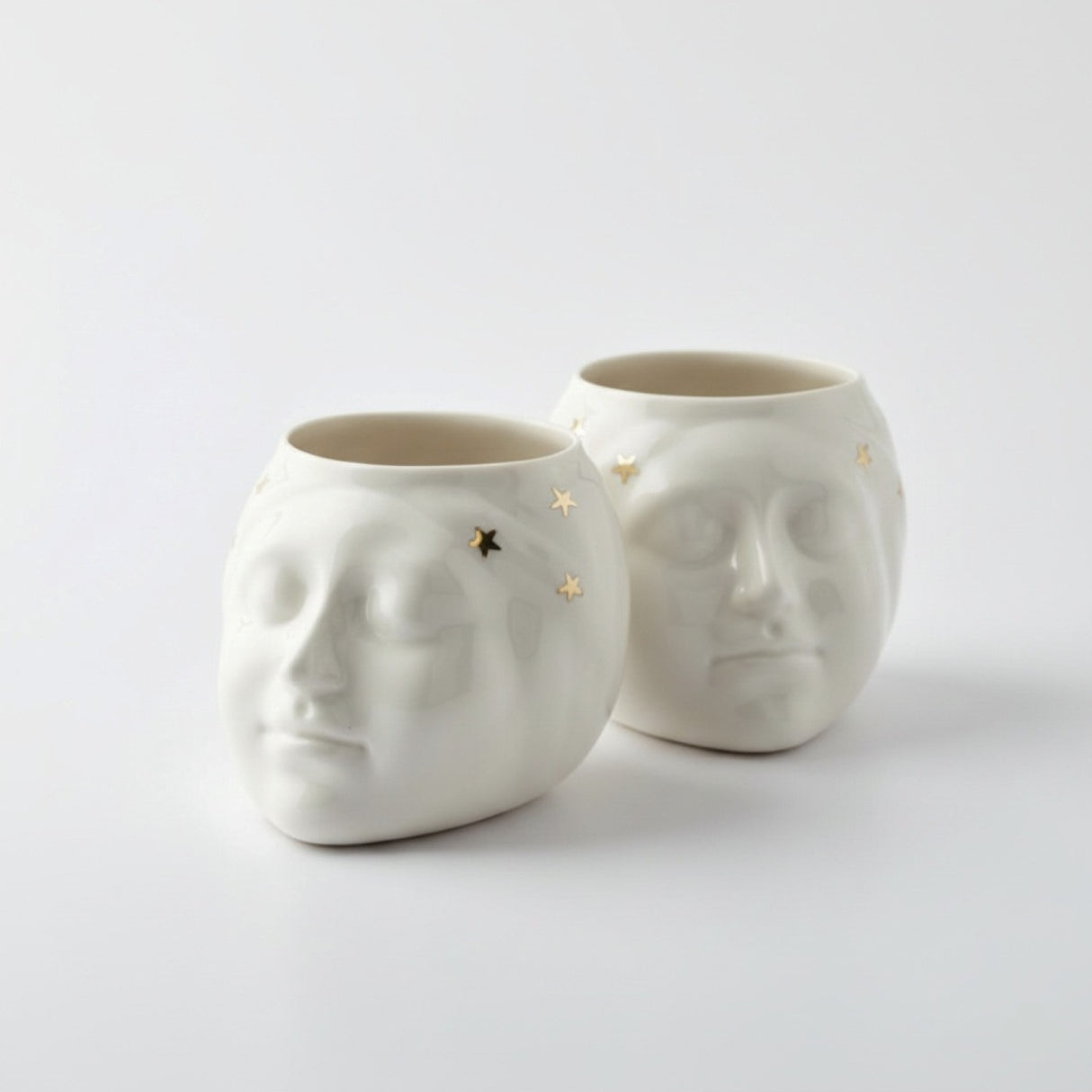 Fureya Porcelain Cup, 300ml, Set Of Two - Refined Coffee Cups for Stylish Interiors