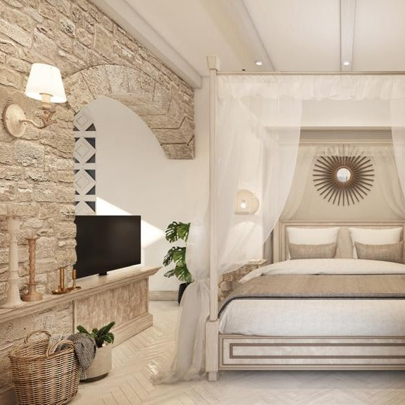 Hotel Guest Room Fit-Out Works in Kotor, Montenegro - Mediterranean Rustic Elegance