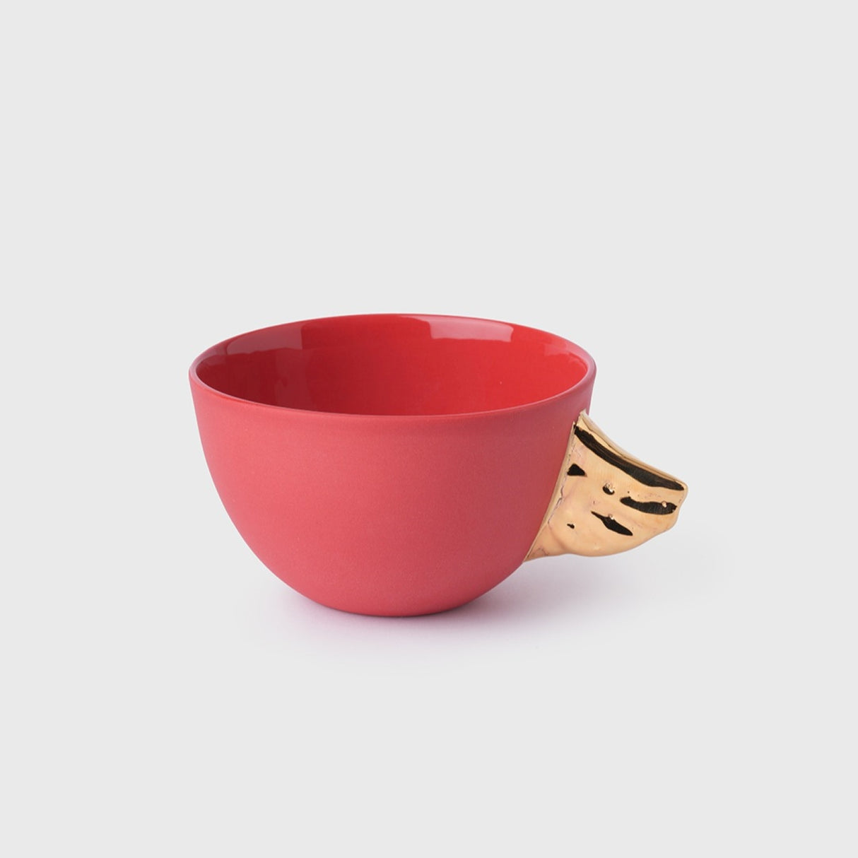 Volans Cup Set of Four, 140 ml Each, Multicolor – Elegant Coffee Cups with 24K Gold Details for Stylish Homes