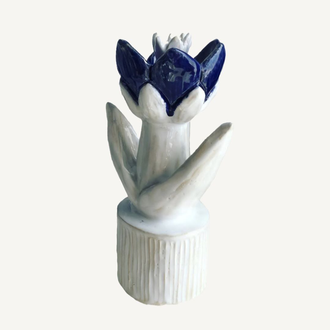 3 Piece Paradise Garden Set - Handmade Ceramic Sculptures – Contemporary Artistic Design
