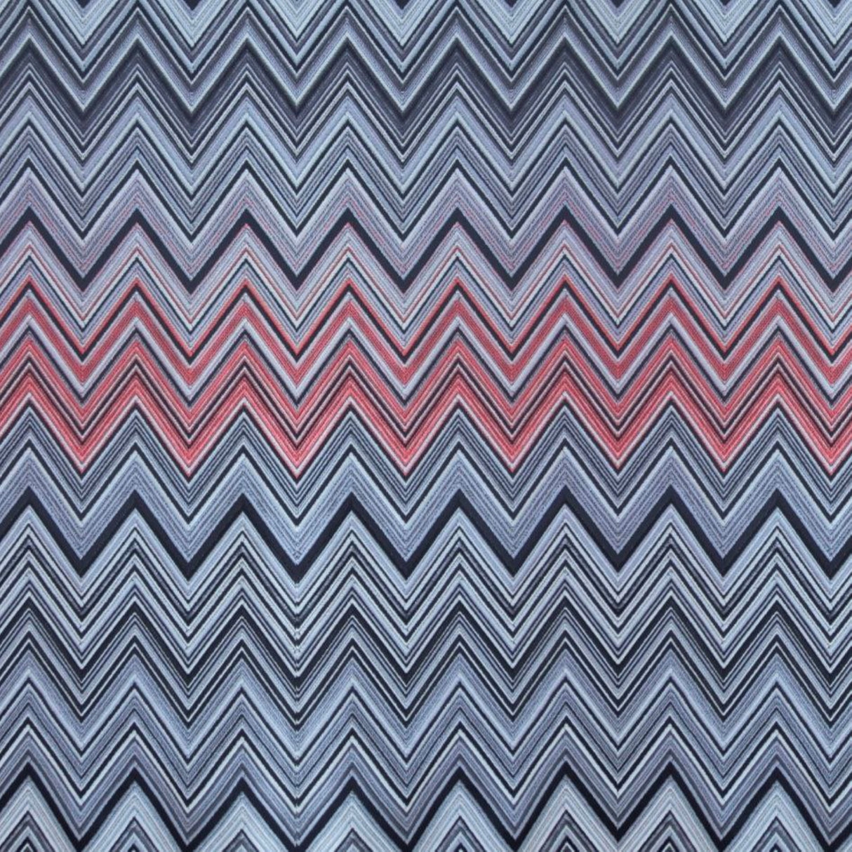 Ziggy W01 Multicolor Chevron Woven Fabric – 100% Polyester Upholstery & Curtain Material, Made in Turkey