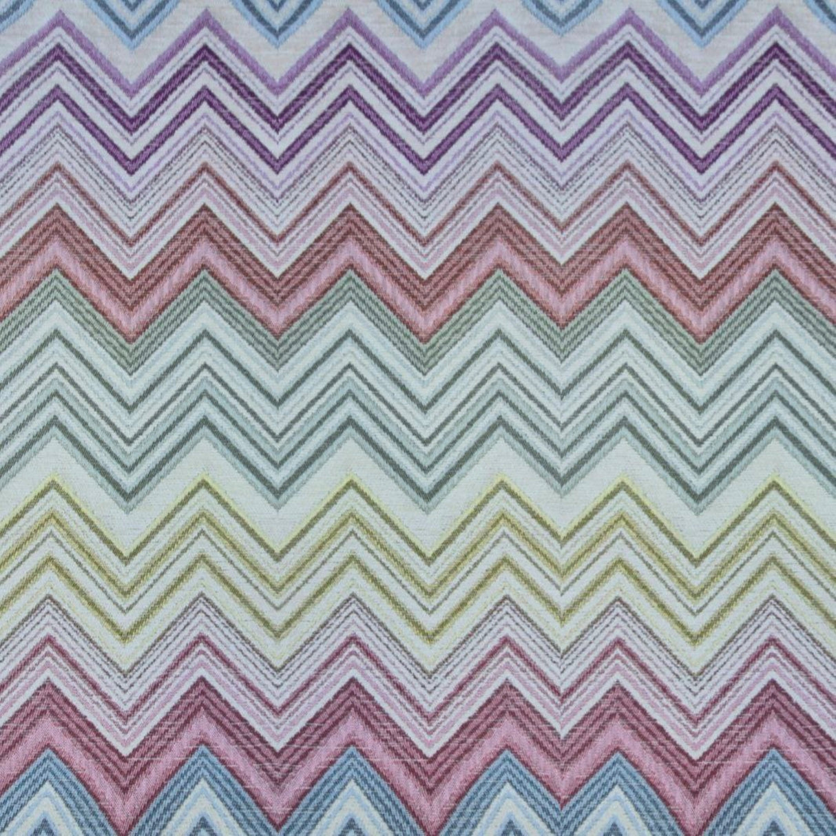 Ziggy C02 Multitone Muted Chevron Chenille Fabric – 100% Polyester Upholstery & Curtain Material, Made in Turkey