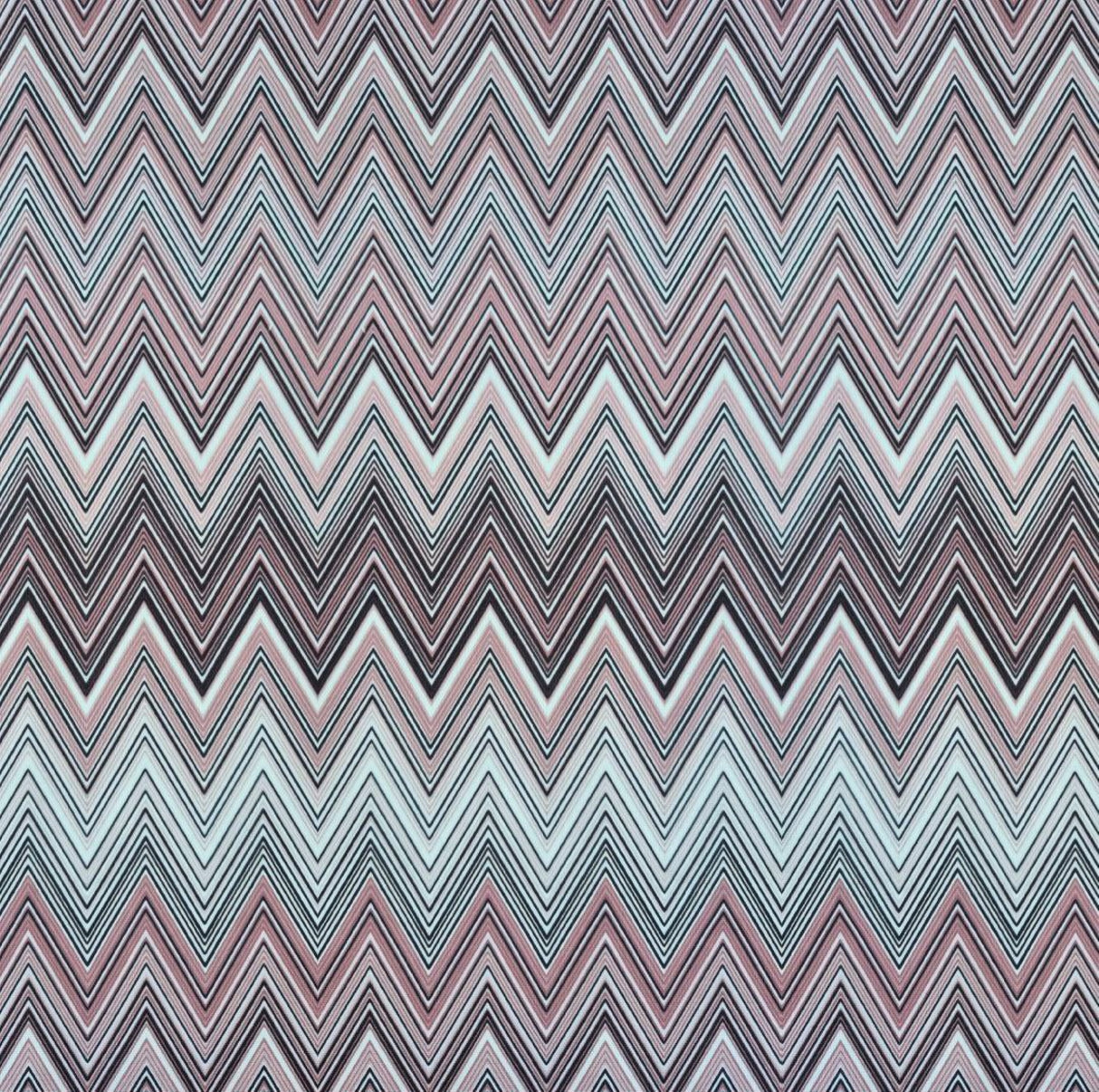 Ziggy P13 Earthy Duotone Chevron Printed Fabric – 100% Polyester Upholstery Material, Made in Turkey