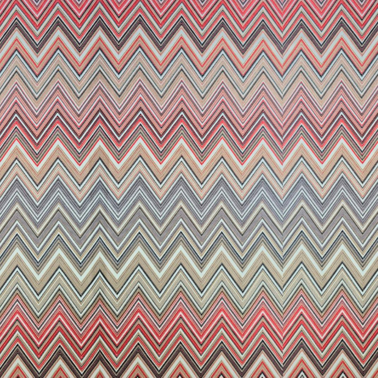 Ziggy W11 Multitone Muted Chevron Woven Fabric – 100% Polyester Upholstery & Curtain Material, Made in Turkey