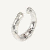 Luna Handcrafted Silver Ring – Abstract Organic Design in 925 Sterling Silver