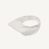 Anillo de plata artesanal Apex: diseño orgánico abstracto en plata de ley 925