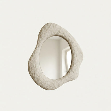 Tiva Mirror – Wabi-Sabi Inspired Sculptural Mirror with Organic Form and Natural Texture