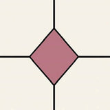 Vintage Pembe ve Fildişi Karo Desenli Duvar Kağıdı – Modern İç Mekanlar İçin Retro Karo Tasarımı