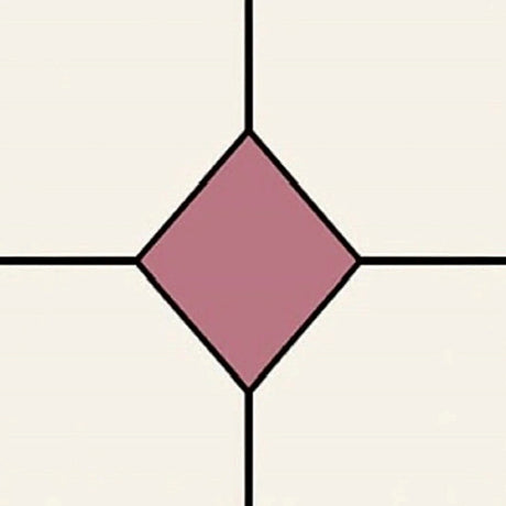 Vintage Pembe ve Fildişi Karo Desenli Duvar Kağıdı – Modern İç Mekanlar İçin Retro Karo Tasarımı