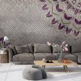 Sati Mandala Wallpaper – Elegant Contemporary Geometric Wall Décor