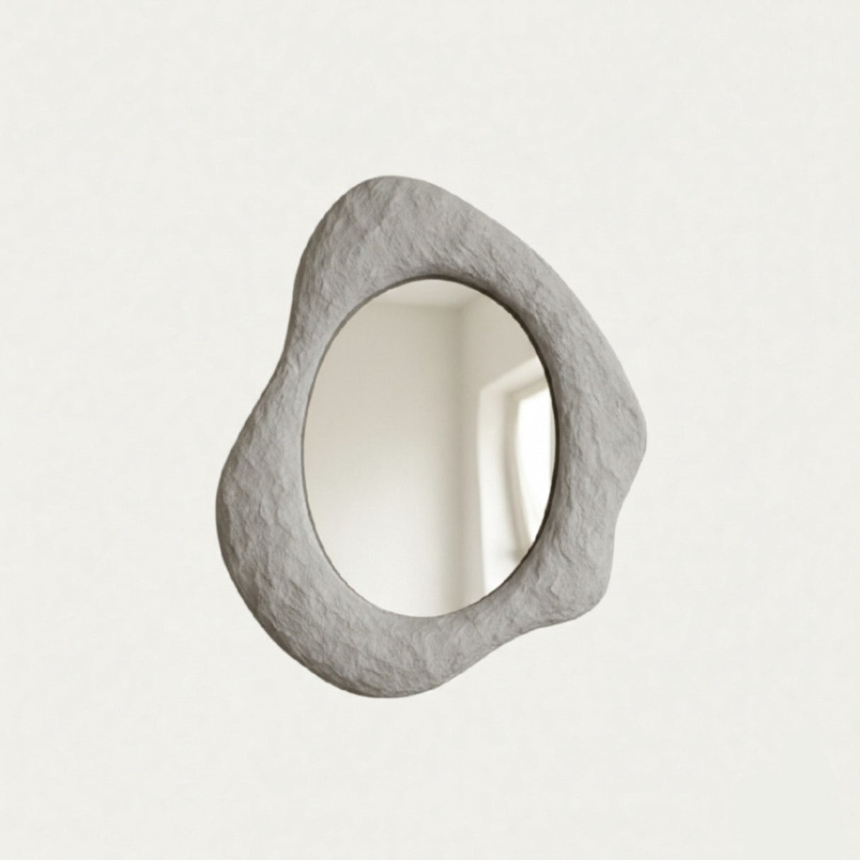 Tiva Mirror – Wabi-Sabi Inspired Sculptural Mirror with Organic Form and Natural Texture