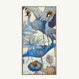 Pavo IIA - Luxury Framed Printed Wallpaper Art Panel