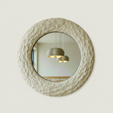 Vesa Mirror – Wabi-Sabi Inspired Sculptural Mirror with Organic Form and Natural Texture