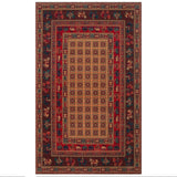 KADIM KDM 08 Violet - Anatolian Motif Artisan New Zealand Wool Rug | Hand-Loomed, Non-Shedding & Easy-Clean