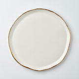 Nuaj 4-Piece Porcelain Dinnerware Set - Elegant Tableware With 24K Gold Details for Stylish Tables