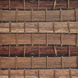 MDS024-PTB201 - Luxury Bamboo Grasscloth Wallpaper – Natural Brown Veneer for Serene Interiors