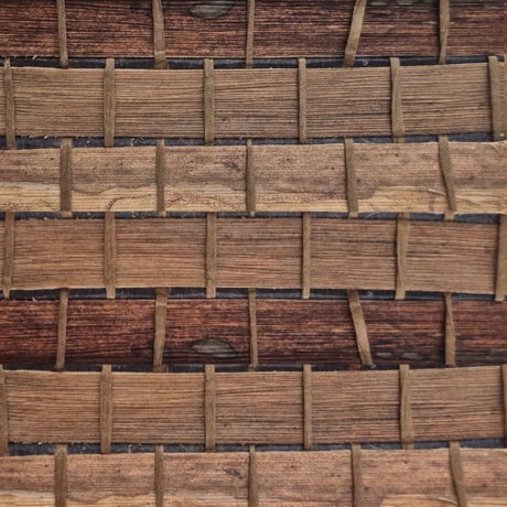 MDS024-PTB201 - Luxury Bamboo Grasscloth Wallpaper – Natural Brown Veneer for Serene Interiors