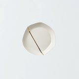 Nuaj 4-Piece Porcelain Dinnerware Set - Elegant Tableware With 24K Gold Details for Stylish Tables