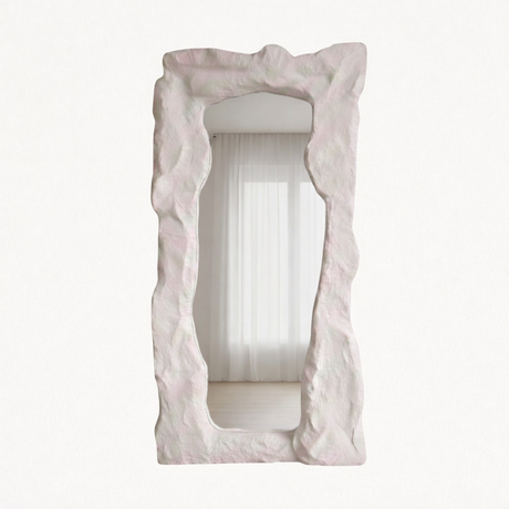 Arcadia Mirror – Wabi-Sabi Inspired Sculptural Mirror with Organic Form and Natural Texture