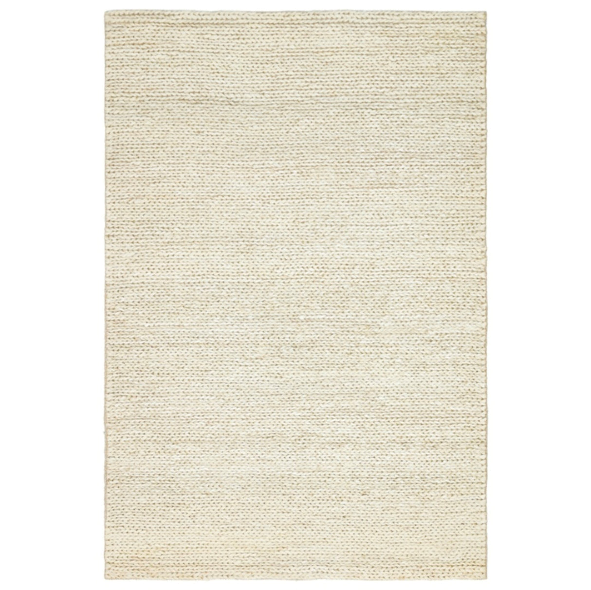 Choti Choti White – Artisan Hand-Woven Natural Jute Rug