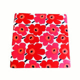 Bloom-Pop Mini Coffee Table - Handmade Coffee Table with Marimekko Fabric Floral Pattern