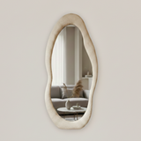 Siro Mirror – Wabi-Sabi Inspired Full-Length Mirror with Organic Form and Natural Texture