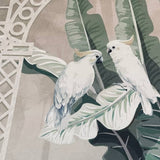 Papel pintado Botanical Arches: Mural de jardín sereno para interiores sofisticados