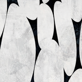Papel pintado con patrones elípticos y textura de yeso: geometría abstracta moderna