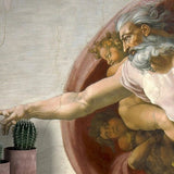 Divine Touch Mural – Renaissance-Inspired Wall Art for Timeless Interiors