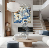 Pavo IIA - Luxury Framed Printed Wallpaper Art Panel