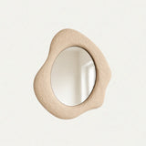 Tiva Mirror – Wabi-Sabi Inspired Sculptural Mirror with Organic Form and Natural Texture