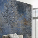 Nila Mandala Wallpaper – Elegant Contemporary Geometric Wall Décor