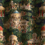 Oriental Dome Mural Wallpaper – Available In Printed And Embossed Versions For Classic Interiors