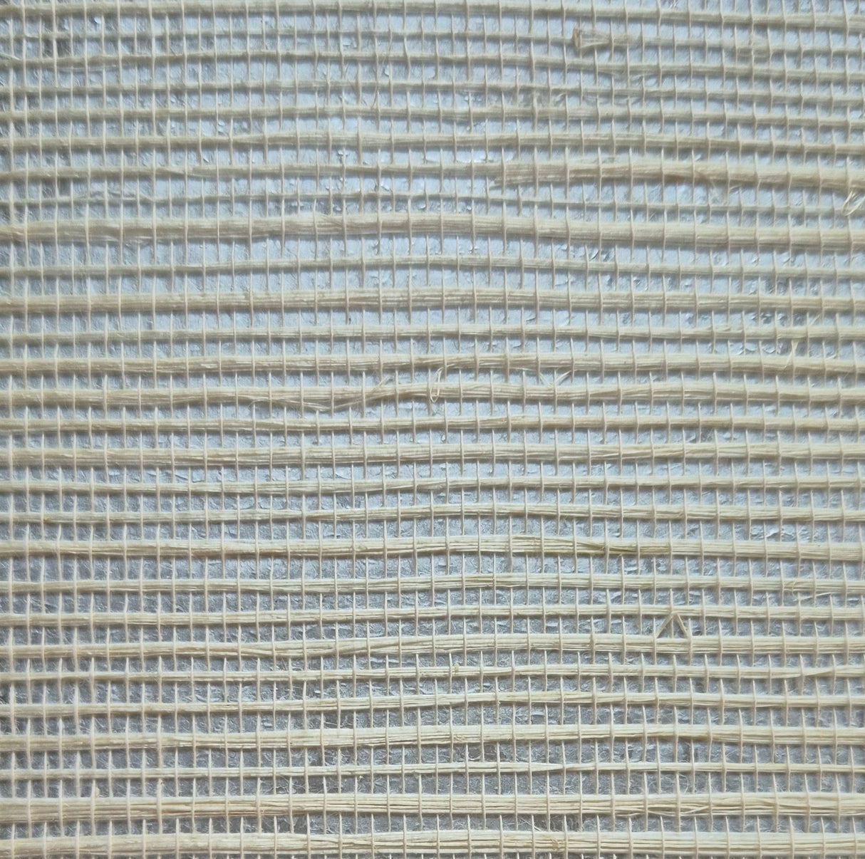 MDS014-PMG401 - Luxury Grasscloth Wallpaper with Silver Base – Woven Natural Elegance for Walls