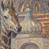 Majestic Empire - Luxury Frameless 3D Embossed Wallpaper Art Panel