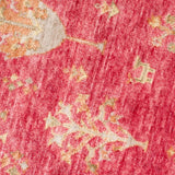 ZARA ZR 08 Red Autumn Artisan Tencel Rug | Hand-Loomed, Non-Shedding & Easy-Clean