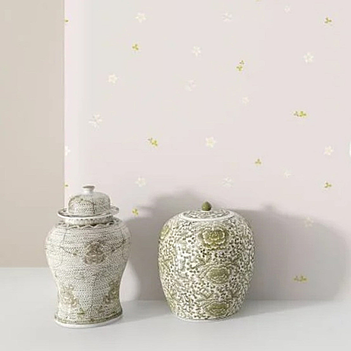 Tiny Flowers Wallpaper – Available in Printed and Embossed Versions for Elegant, Nature - Inspired Interiors