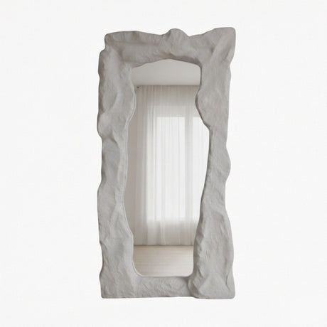 Arcadia Mirror – Wabi-Sabi Inspired Sculptural Mirror with Organic Form and Natural Texture
