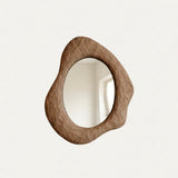 Tiva Mirror – Wabi-Sabi Inspired Sculptural Mirror with Organic Form and Natural Texture